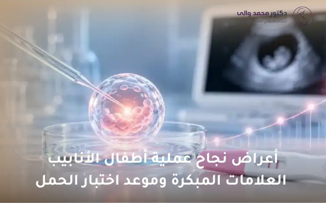 أعراض نجاح عملية أطفال الأنابيب